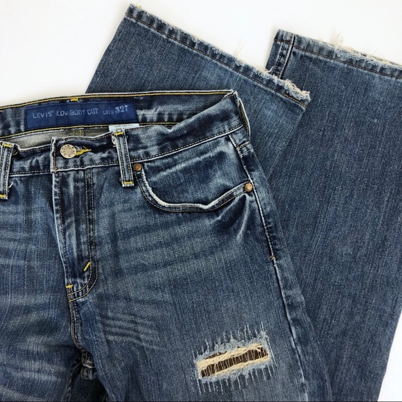 Levi's Other - Levi’s 527 30x32 Low Boot Cut Distressed Jeans